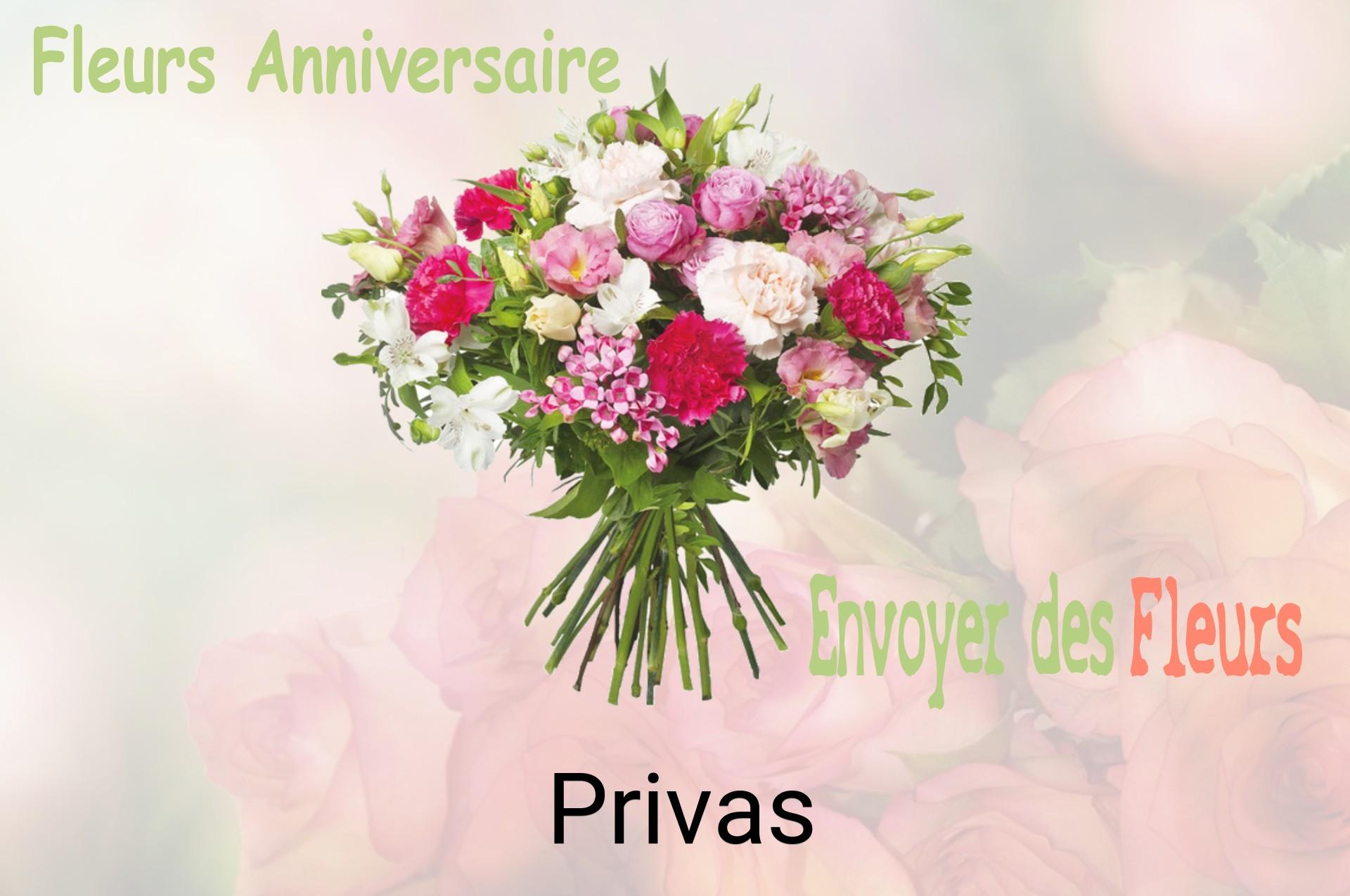 Bouquet de fleurs d’anniversaire livré à Privas