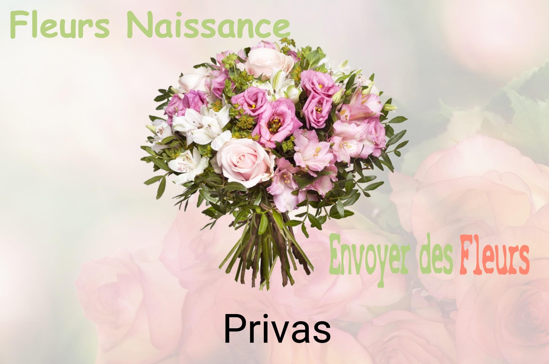 Bouquet de fleurs de naissance livré à Privas